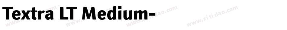 Textra LT Medium字体转换